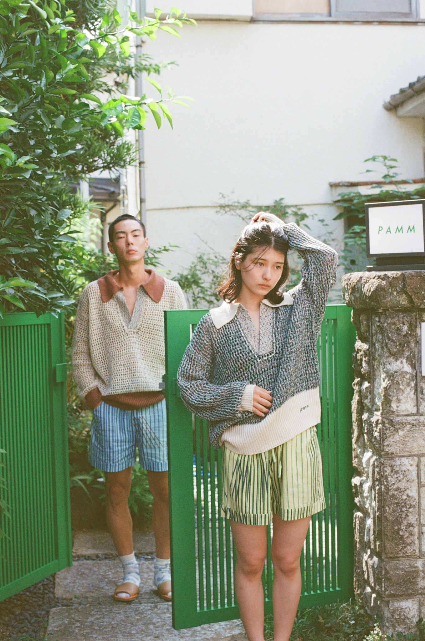 玉砂利のスキッパーニット – pamm.officialstore