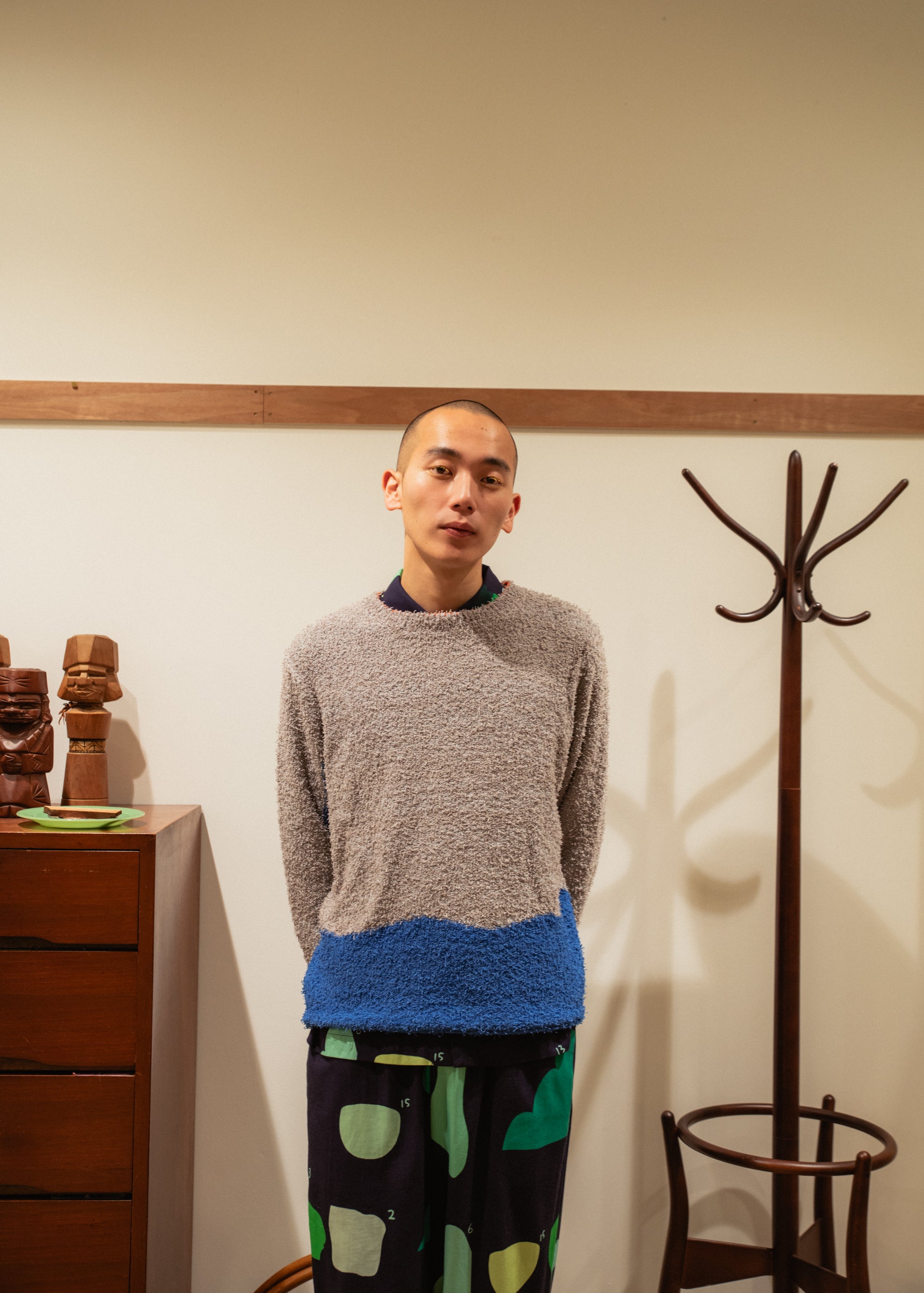 汽水域のバイカラーニット – pamm.officialstore