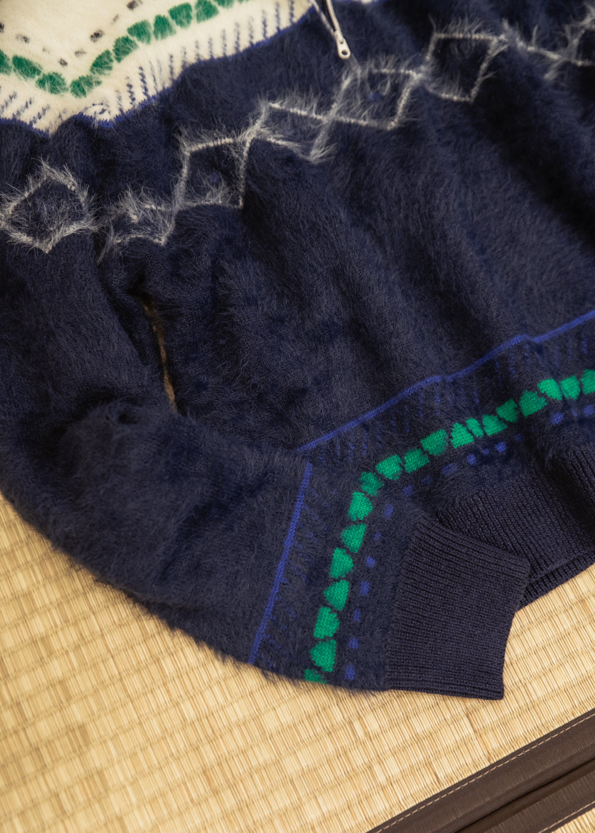 食卓のノルディックハーフジップニット – pamm.officialstore