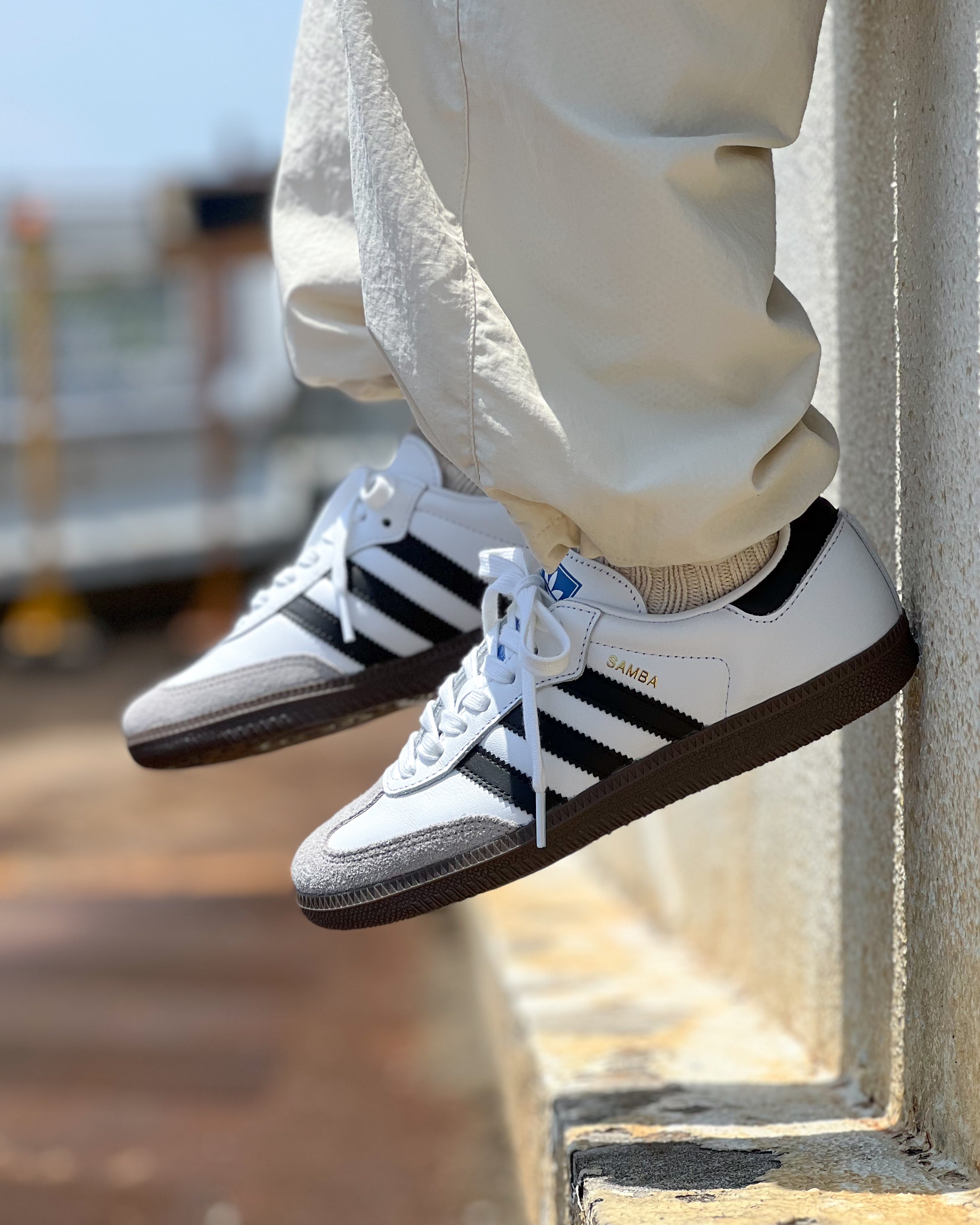 ADIDAS】SAMBA OG - RUNNING WHITE × CORE BLACK
