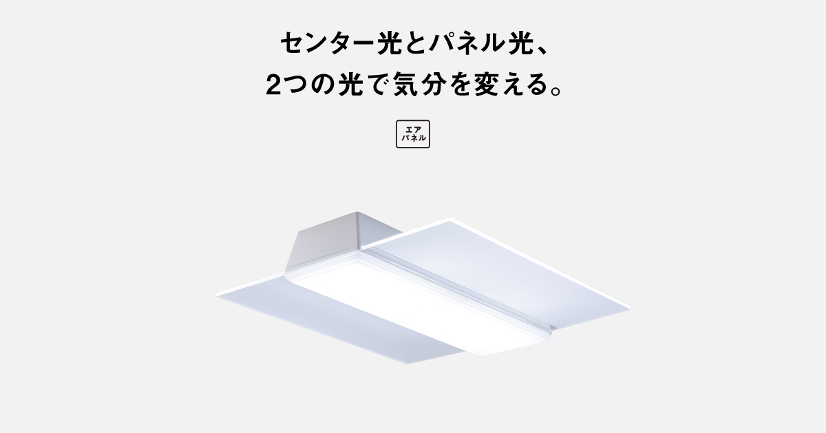 概要 パルック LEDシーリングライト パネルシリーズ 角型タイプ HH