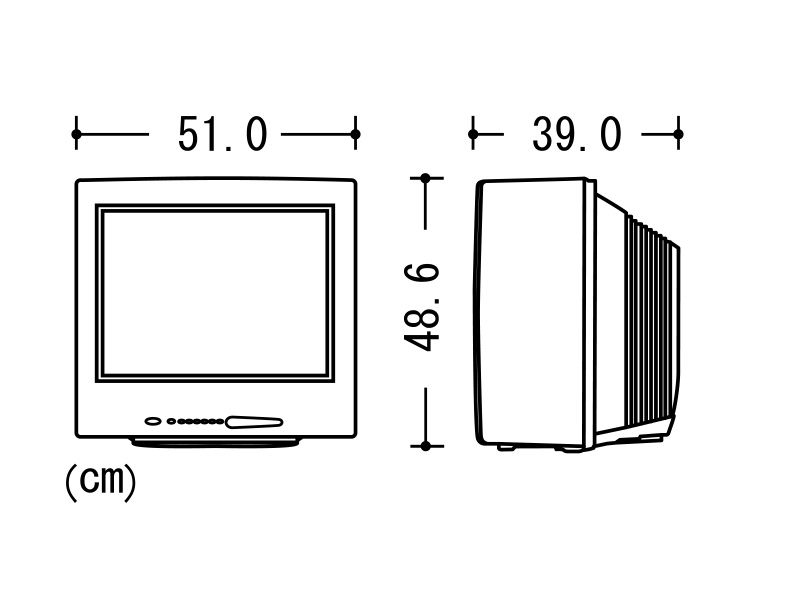 詳細情報 スタンダードテレビ＜BS非内蔵＞ TH-21FR50 | テレビ