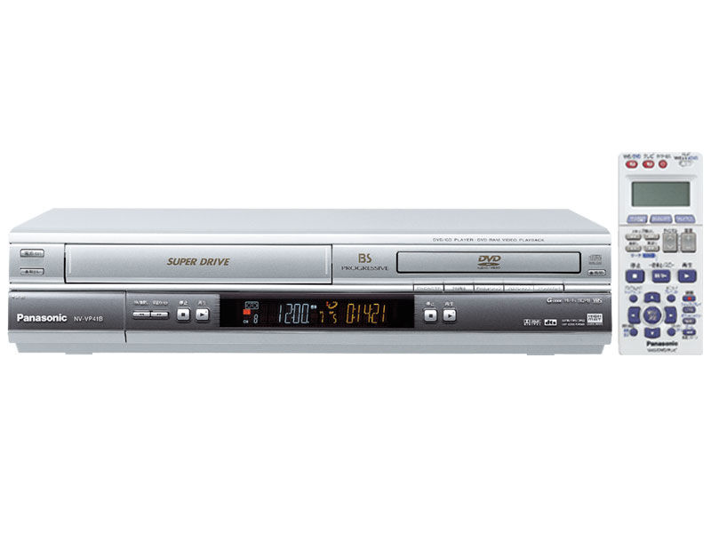 概要 DVDプレーヤー一体型BS内蔵ハイファイビデオ NV-VP41B