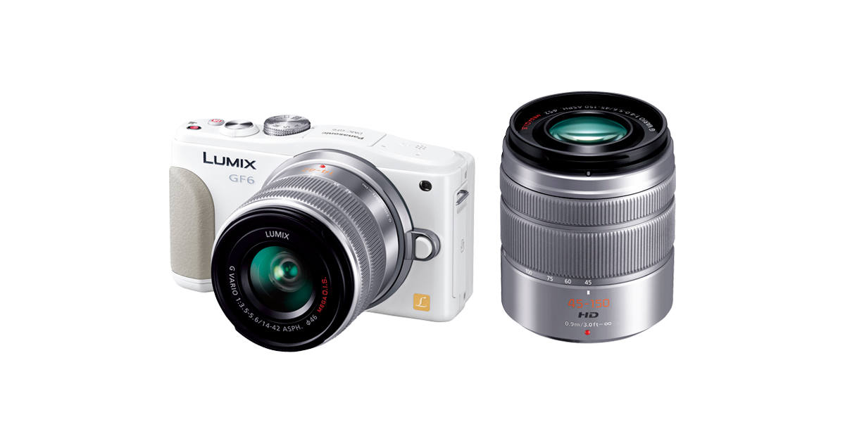 概要 デジタル一眼カメラ/ダブルレンズキット DMC-GF6W | LUMIX