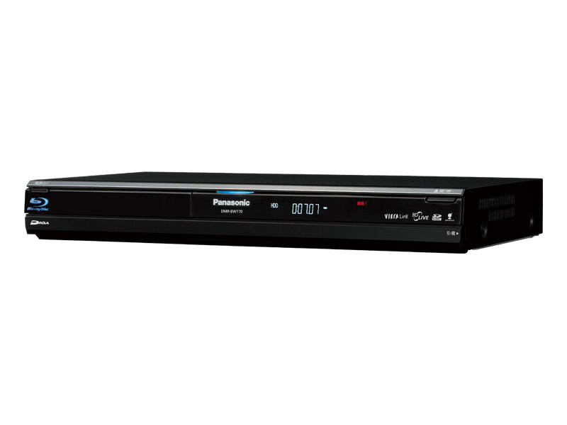 概要 HDD搭載ハイビジョンブルーレイディスクレコーダー DMR-BW770