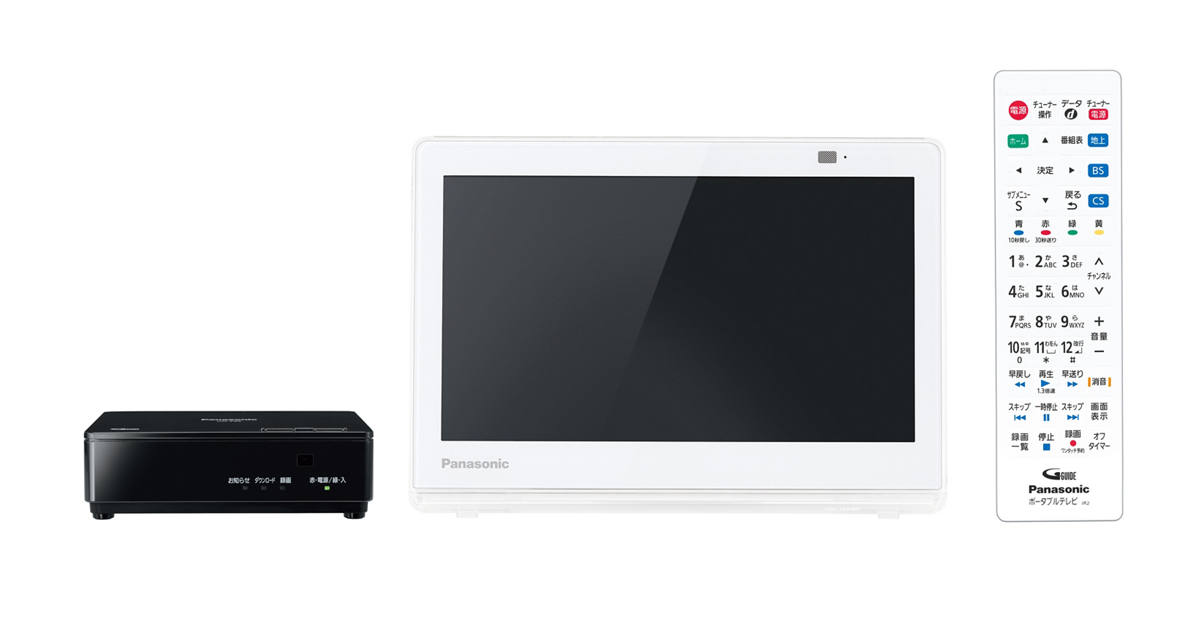 概要 ポータブル地上・BS・110度CSデジタルテレビ UN-10E8