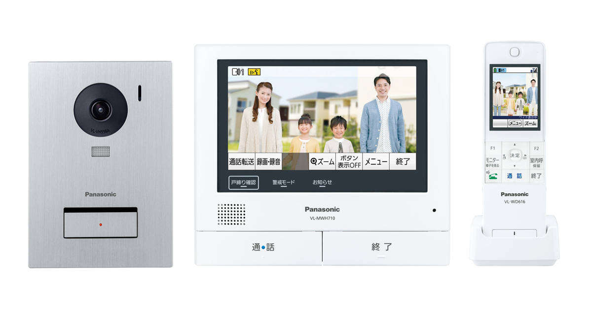 概要 ワイヤレスモニター付テレビドアホン 3-7タイプ（電源コード式