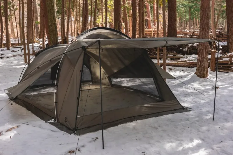 TOKYO CRAFTS テンビ シェルター｜時短設営可能で採光性も抜群な