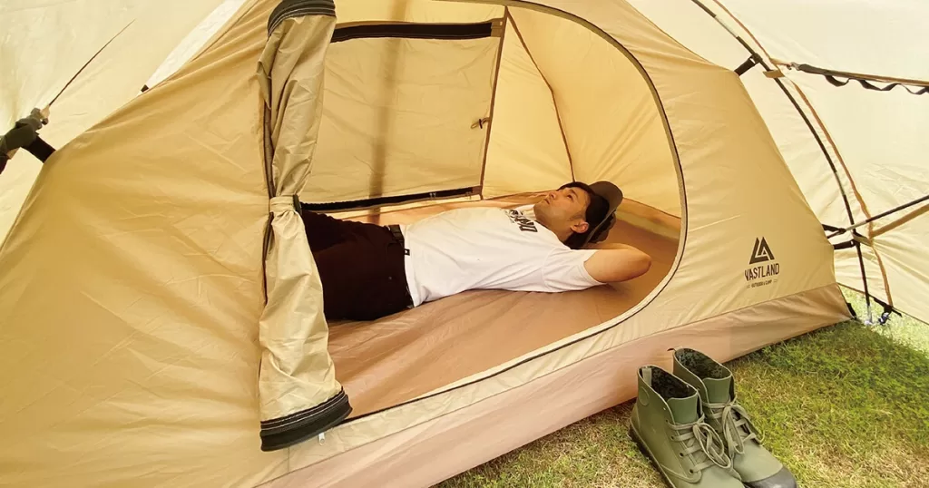 VASTLANDドーム型ツーリングテント ソロは1万円以下で手に入るコスパ