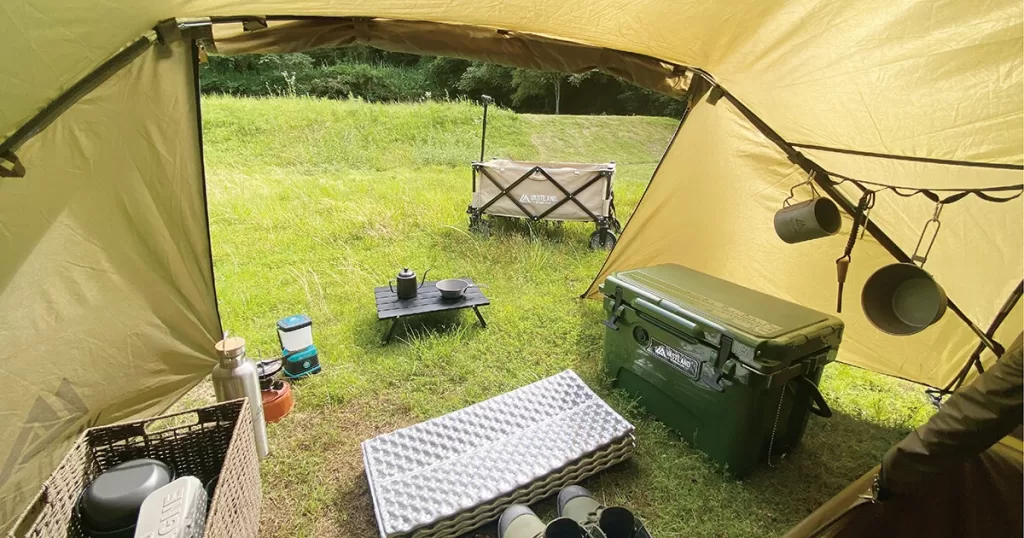 VASTLANDドーム型ツーリングテント ソロは1万円以下で手に入るコスパ