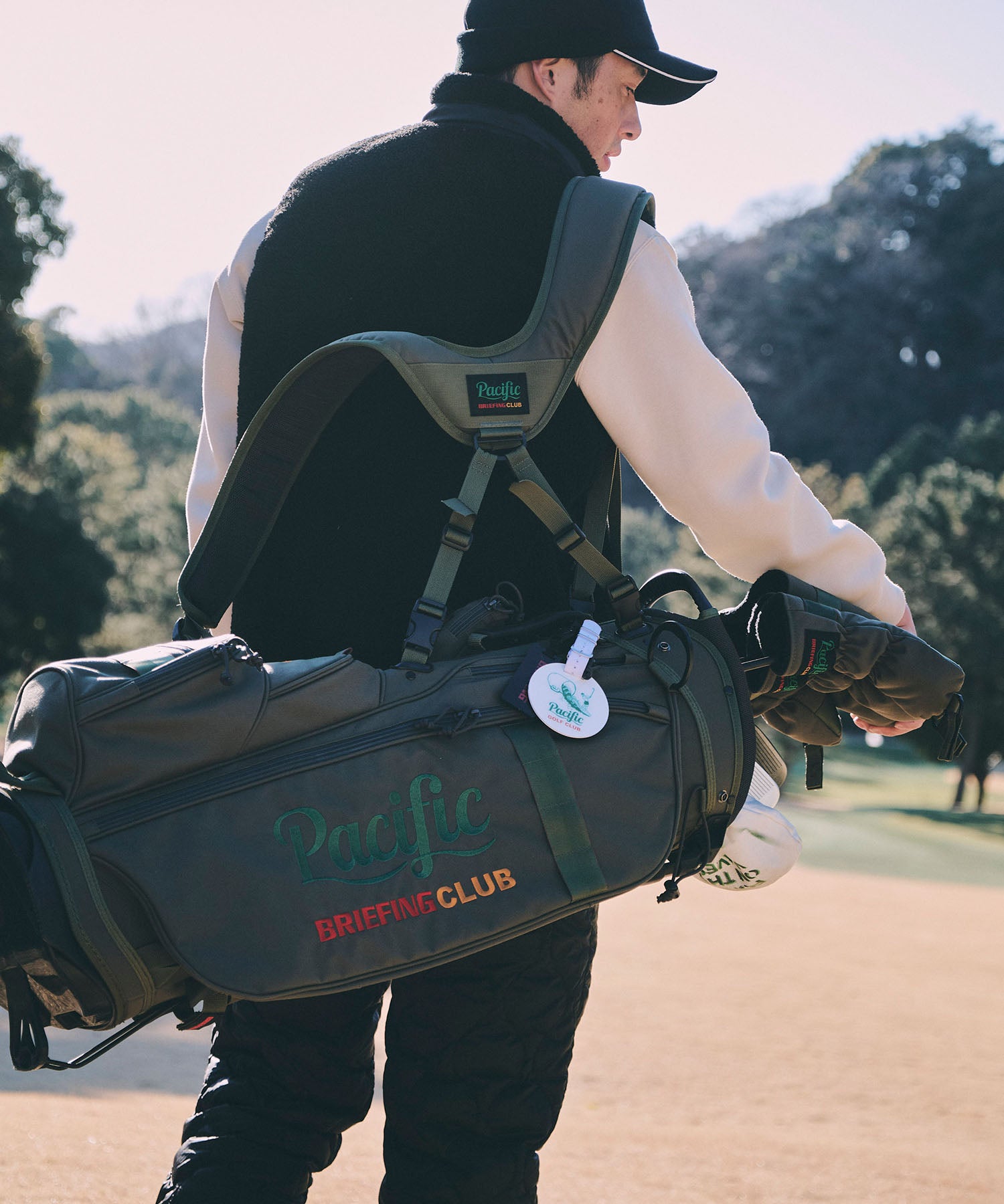 BRIEFING × PGC GOLF BAG CR-4 #03 – Pacific GOLF CLUB