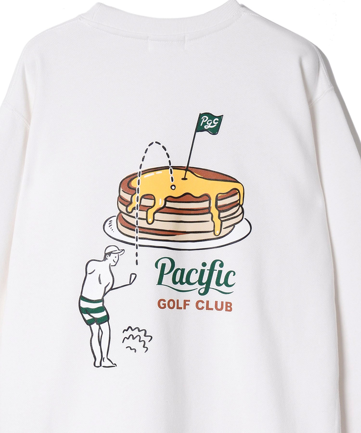 GOLF & PANCAKE SWEAT CREW-NECK – Pacific GOLF CLUB