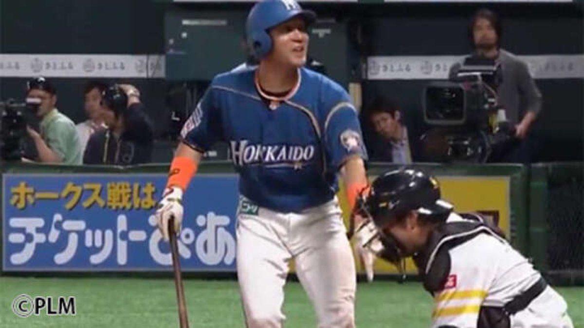 ハム杉谷拳士が敵地で歓声 2打席連続死球、鷹・達川ヘッド彷彿の猛