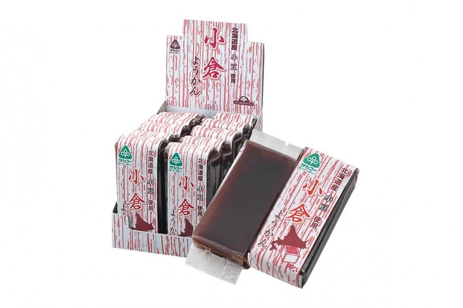 ディスプレイボックス（お菓子・小倉ようかん）｜箱兼什器 ｜作成事例