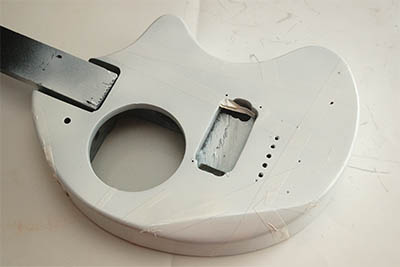 ジャンクギター再生工房：ZO-3 Franken(BWR)-regular neck