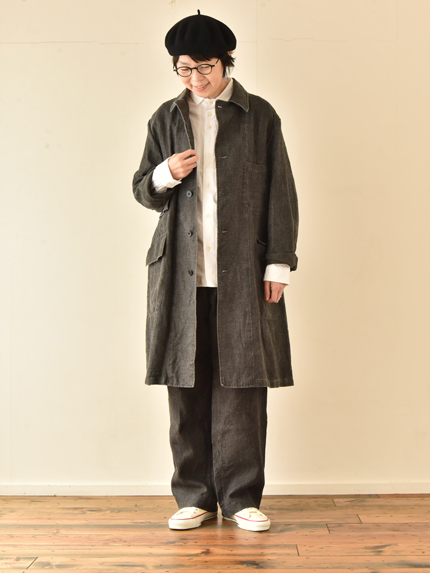 A VONTAGE Linen Atreiler Coat ＆ Trousers - PADDY BLOG