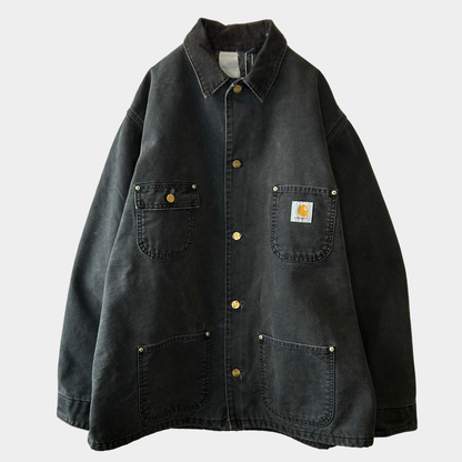 90's~ Carhartt カーハート チョアコート カバーオール ブラック