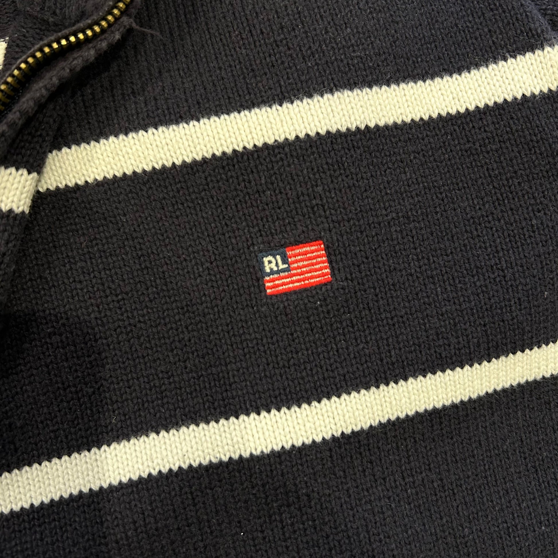 00's POLO JEANS Ralph Lauren ラルフローレン クォータージップ