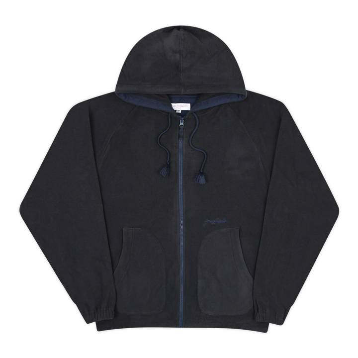 Yardsale Fleece Zip Hood Black - PAGER TOKYO : PAGER TOKYO