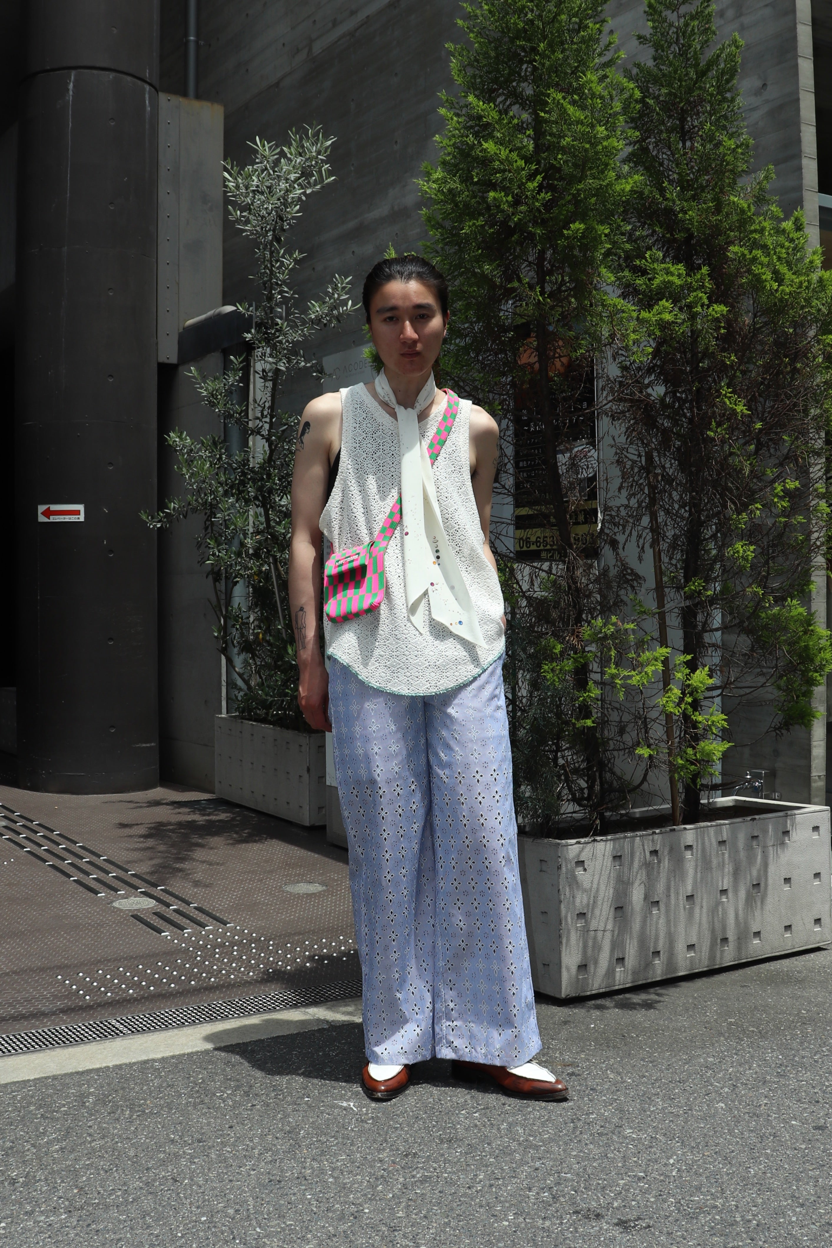 MASU(エムエーエスユー)のGALAXY SILK SCARF WHITE(スカーフ)の通販