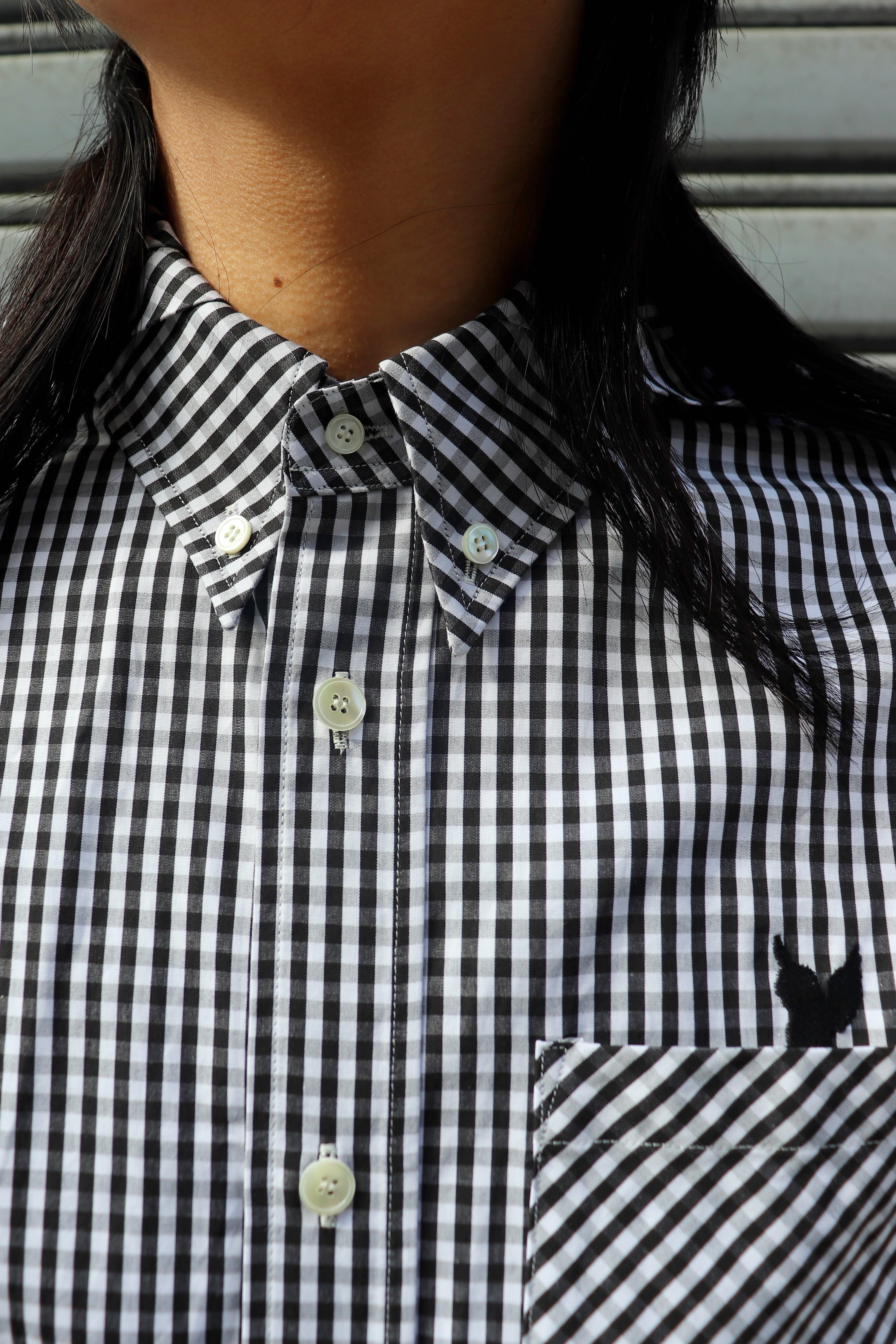 MASU(エムエーエスユー)のHOODED B.D. SHIRT BLACKの通販｜PALETTE art