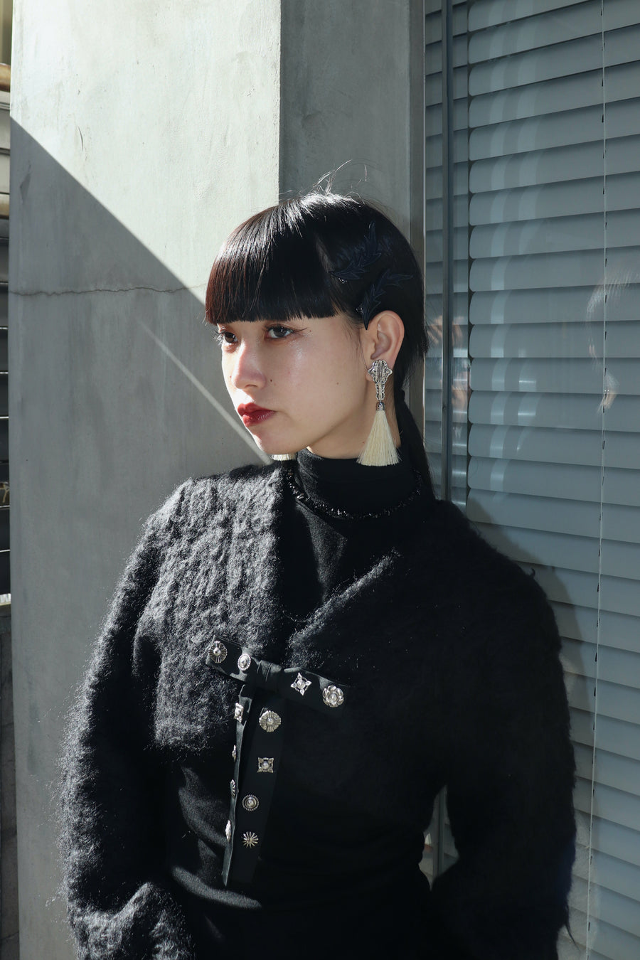 TOGA VIRILIS(トーガ ビリリース)のStone choker BLACKの通販｜PALETTE