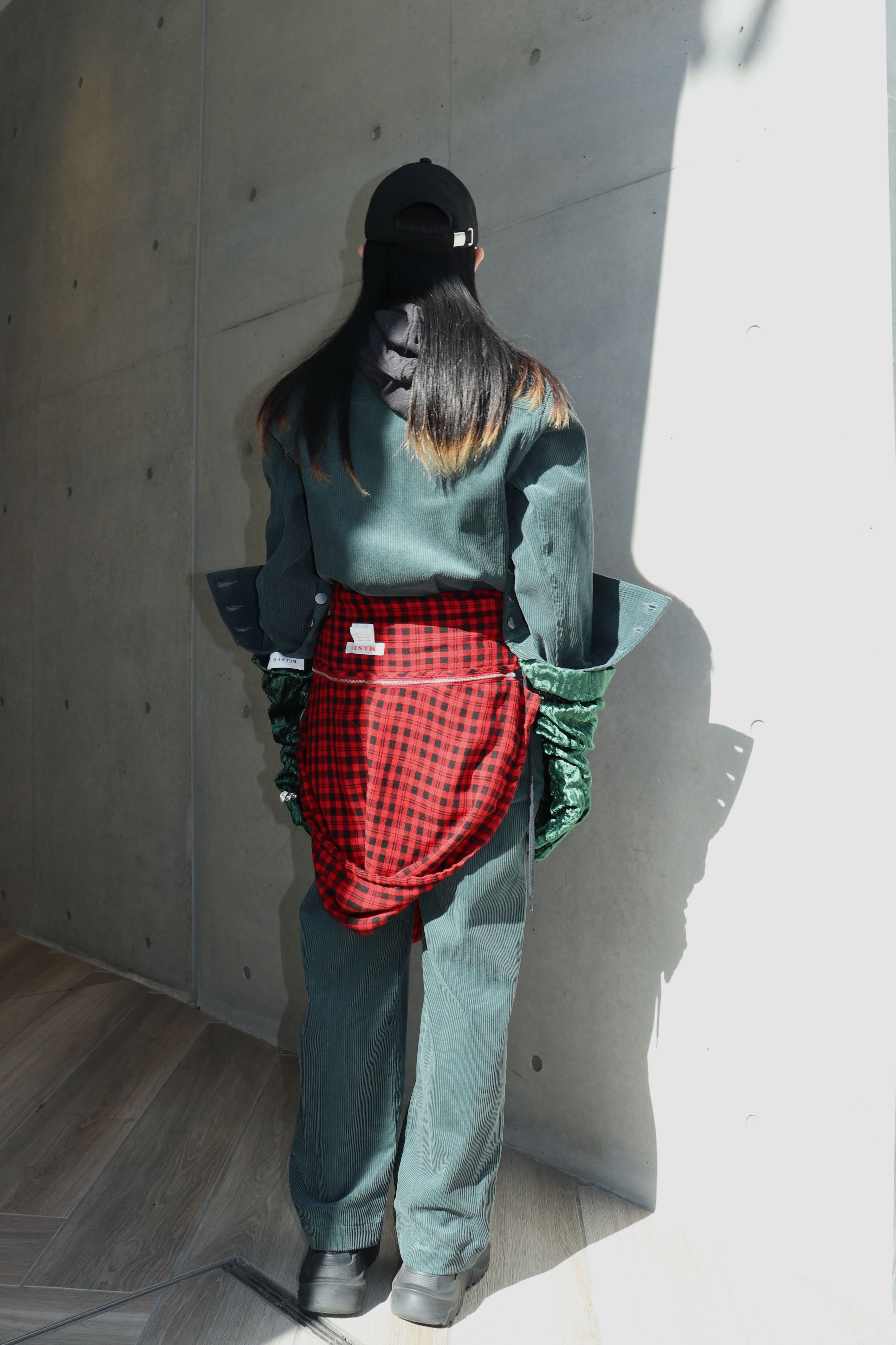 BELPER(ベルパー)の22AW CORDUROY JUMPSUIT GREENの通販｜PALETTE art