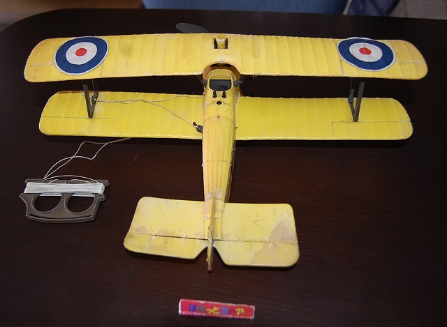 アメリカ・TESTORS製 Uコン模型飛行機Sopwith Camel複葉機・米国Cox049