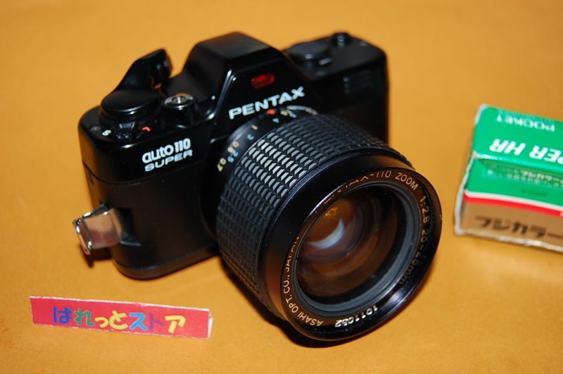 ASAHI PENTAX auto110 superボディー＆ 20-40mm F2.8 ZOOMレンズ付き