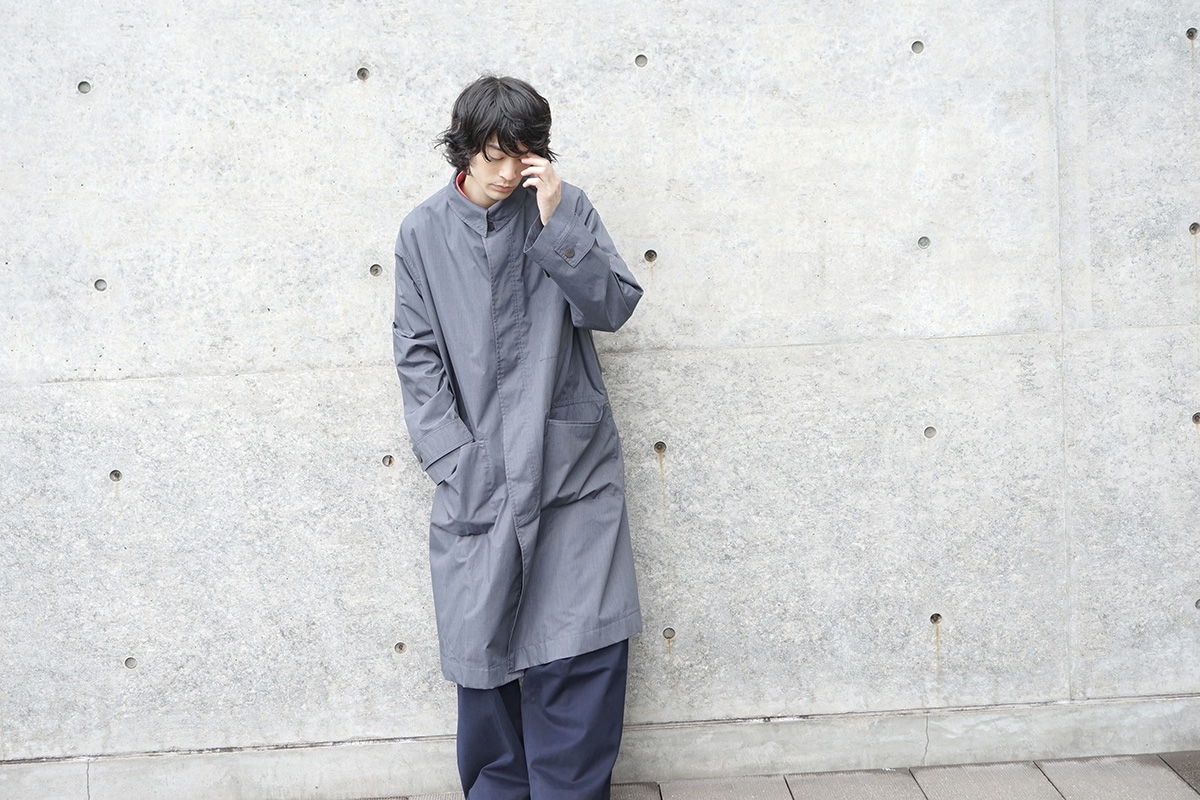 STUDIONICHOLSON スタジオニコルソン TECHNICAL CAR COAT[SNM-073/BLUE