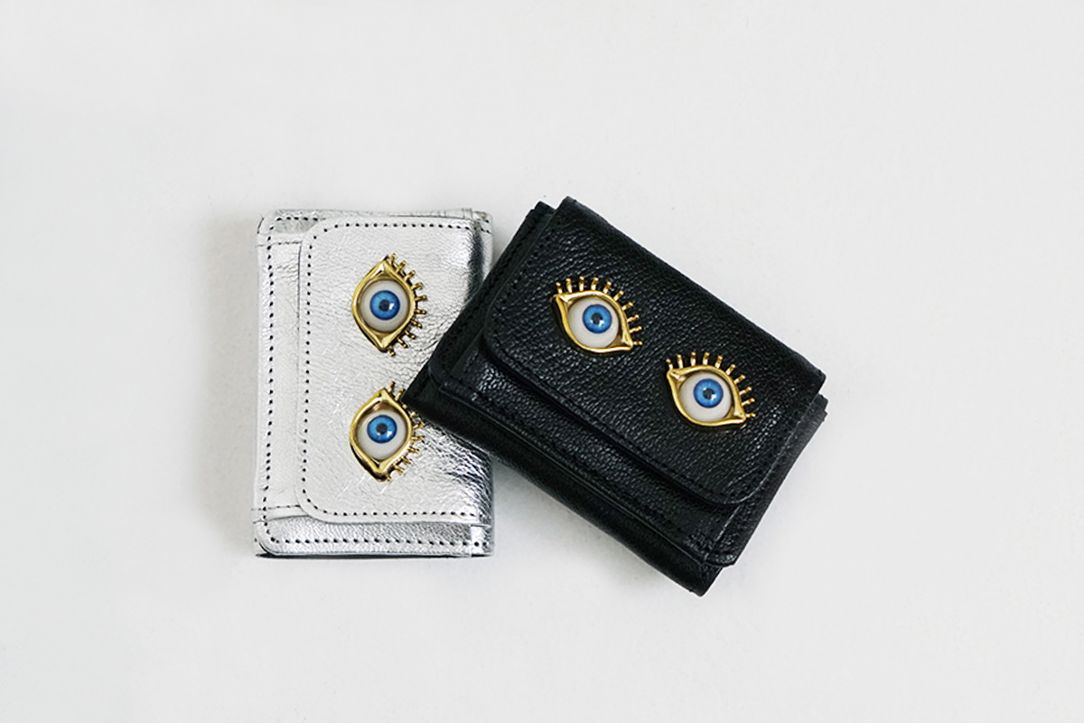 AHCAHCUM あちゃちゅむ お目目の財布 【silver】