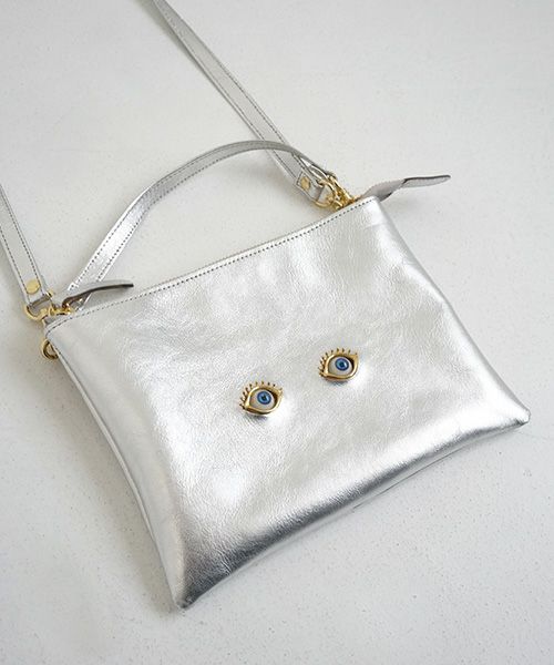 AHCAHCUM あちゃちゅむ お目目のバッグ[silver]