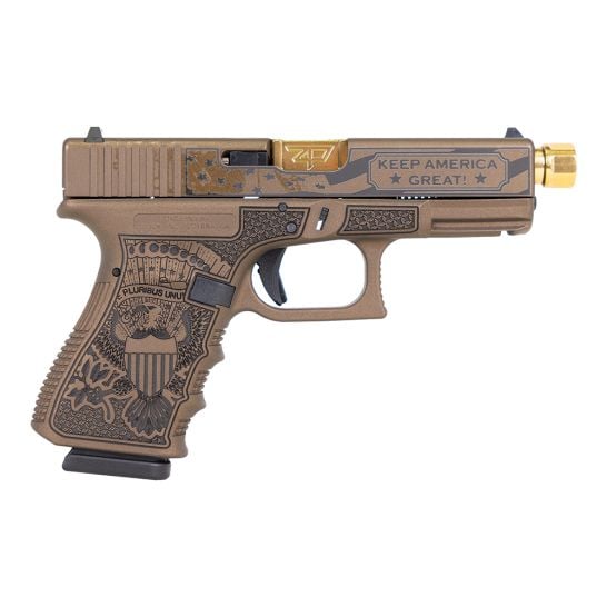 Glock 19 Gen 3 Trump 9mm Pistol Burnt Bronze | Palmetto State Armory