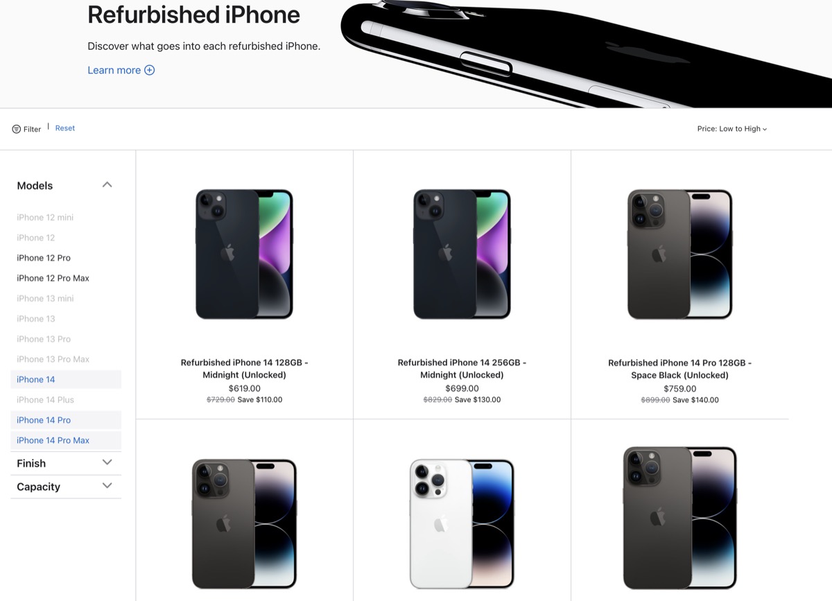 Apple US、整備済み製品にiPhone 14シリーズを追加。日本では？ | PALMFAN