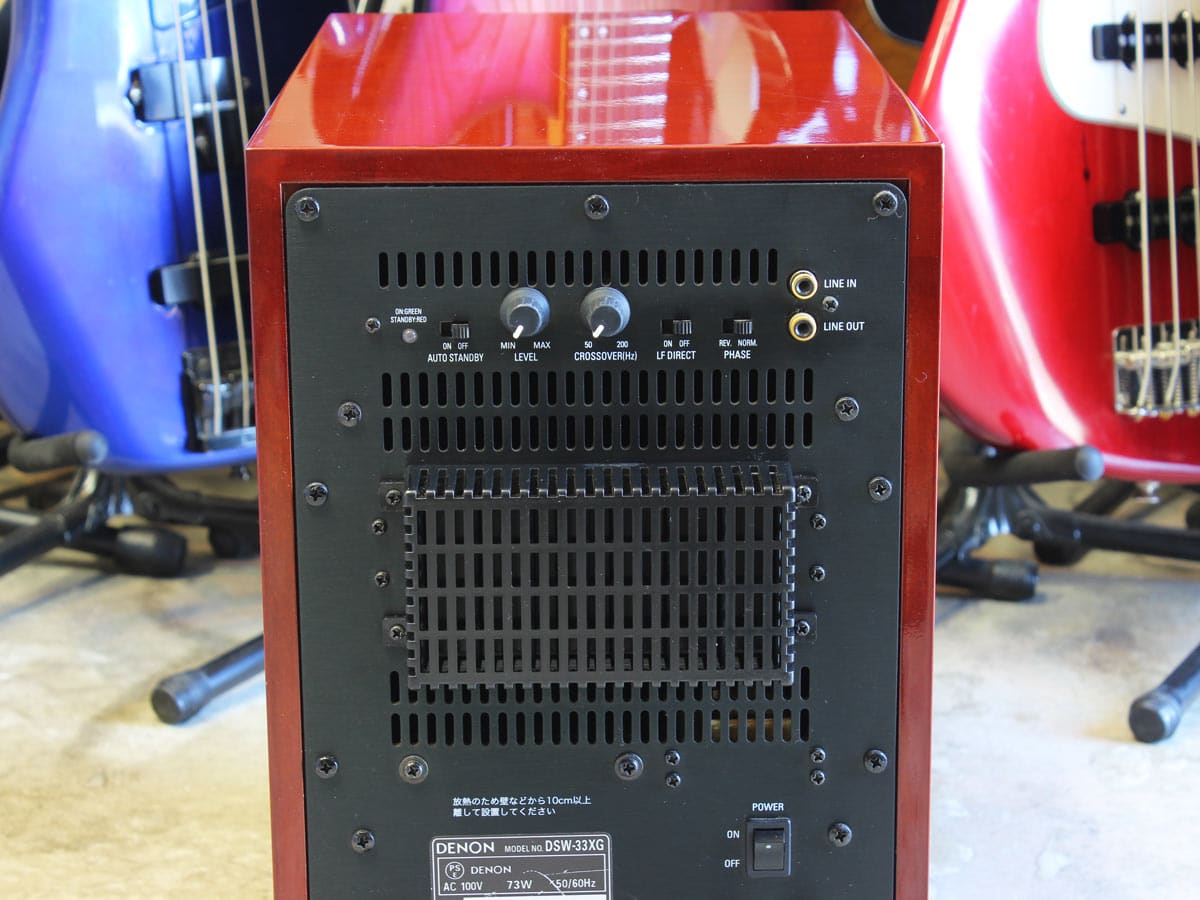 良品 DENON DENON⁄デノン DSW-33XG サブウーハー ウーファー 良好