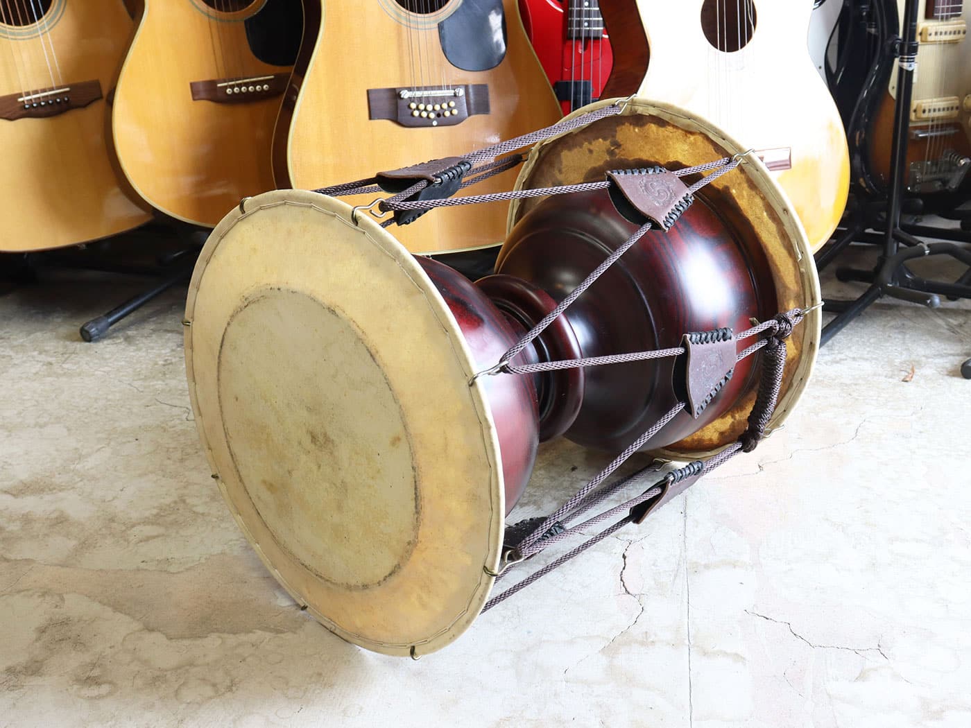 韓国の太鼓 チャング チャンゴ キャリーカバー、革保護カバーのおまけ