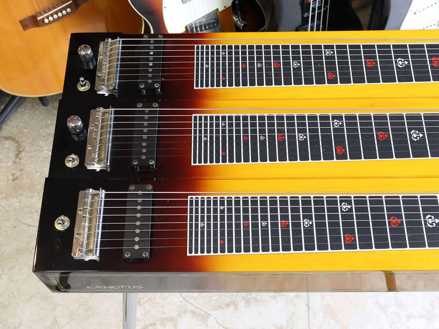 中古】CANOPUS トリプルネック スチールギター 8弦 - 神奈川県の中古