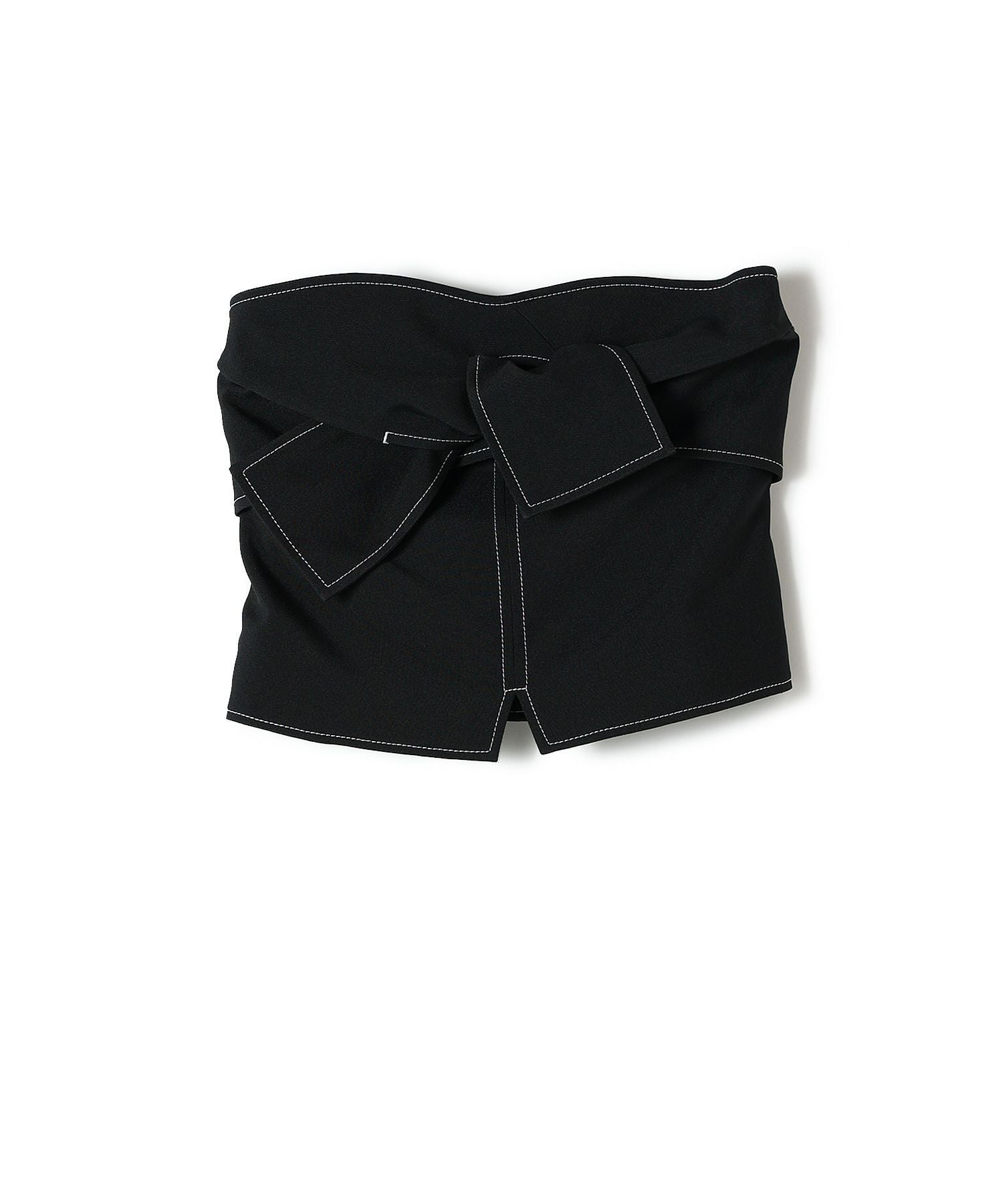 HYKE(ハイク)】 WHITE STITCH STRAPLESS TOP｜PARIGOT ONLINE（パリゴ