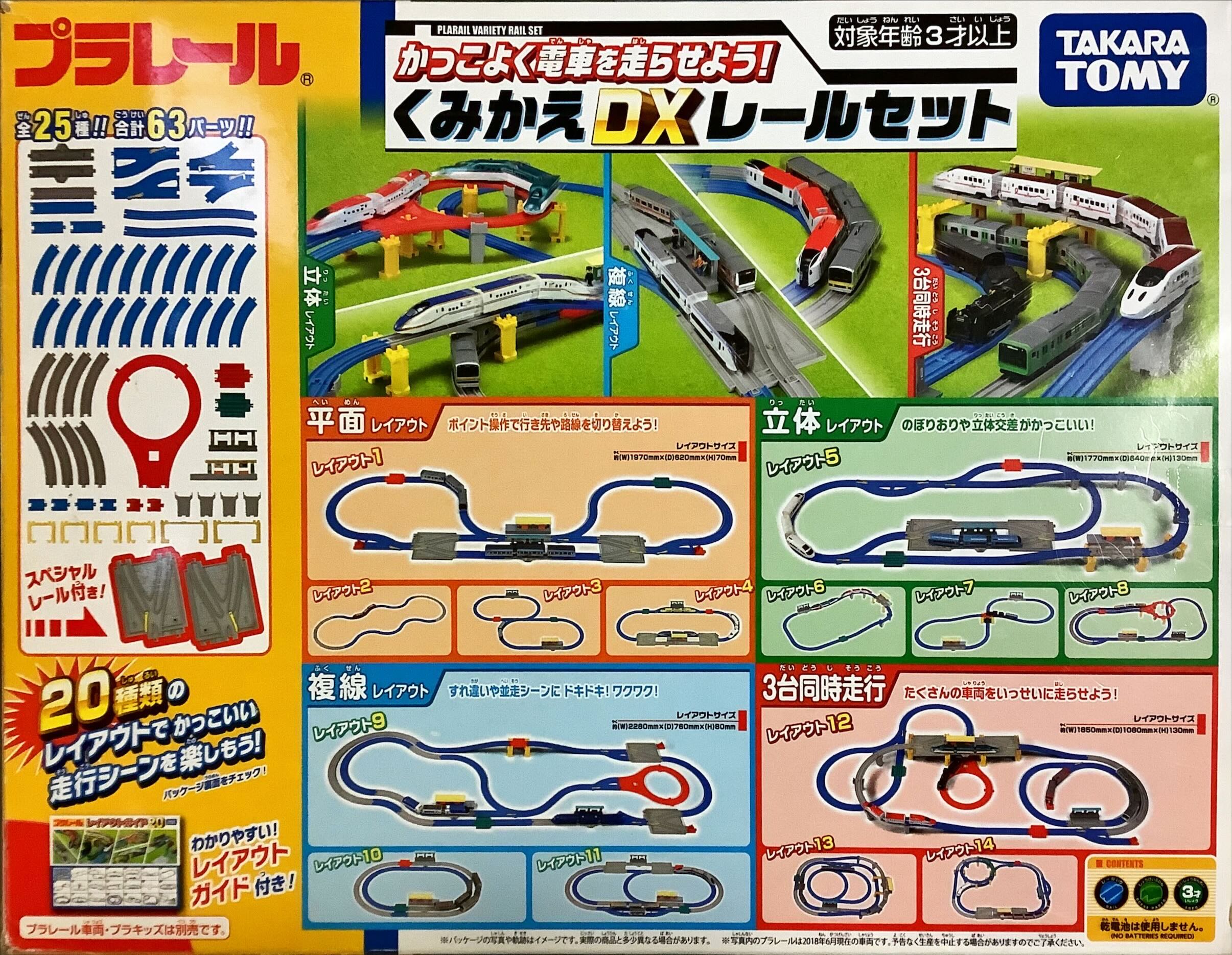 プラレール資料館｜セット品｜レールセット