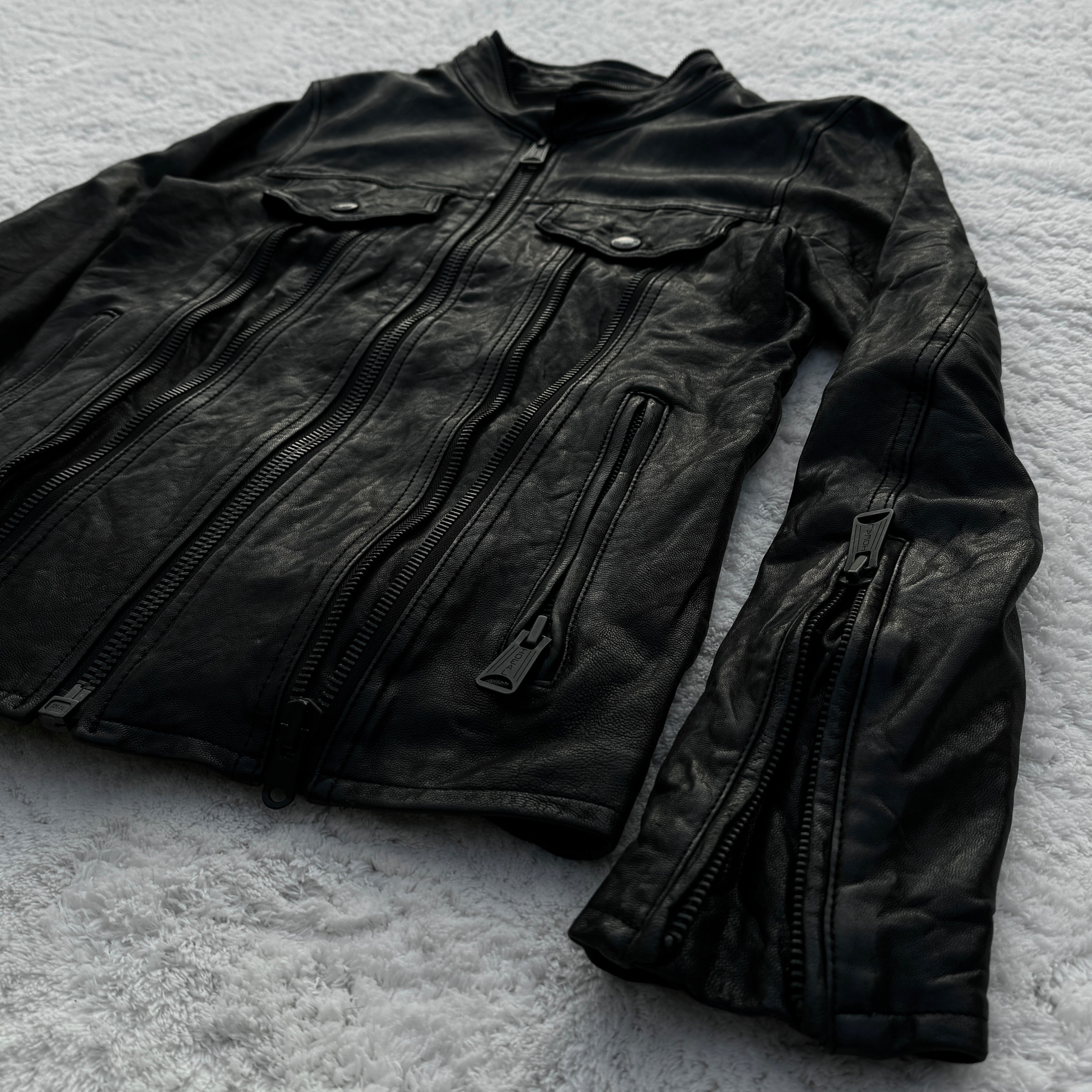 Buffalo Bobs Multi Zipper Leather Jacket – Paroxa