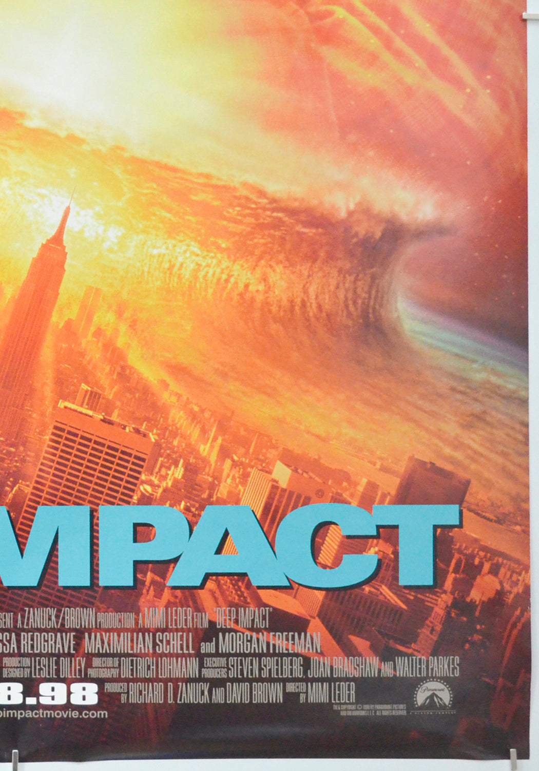 Deep Impact” Original One Sheet Poster - Film Poster - Movie