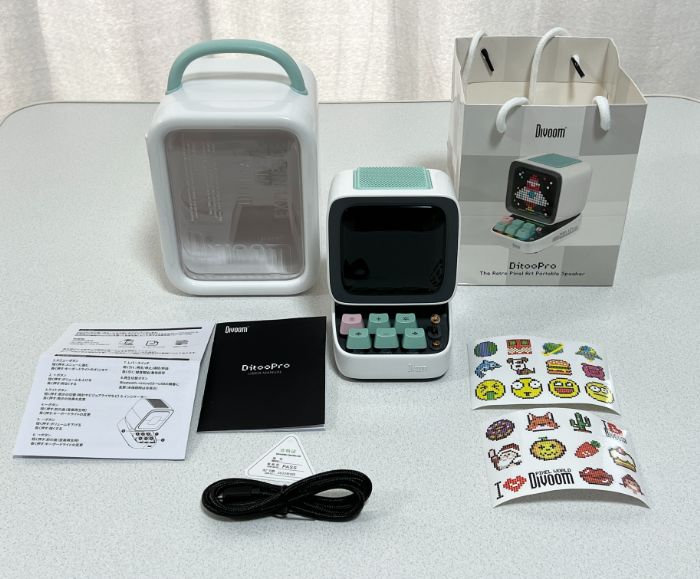 Divoom DITOO PRO レビュー】レトロで可愛い多機能Bluethooth