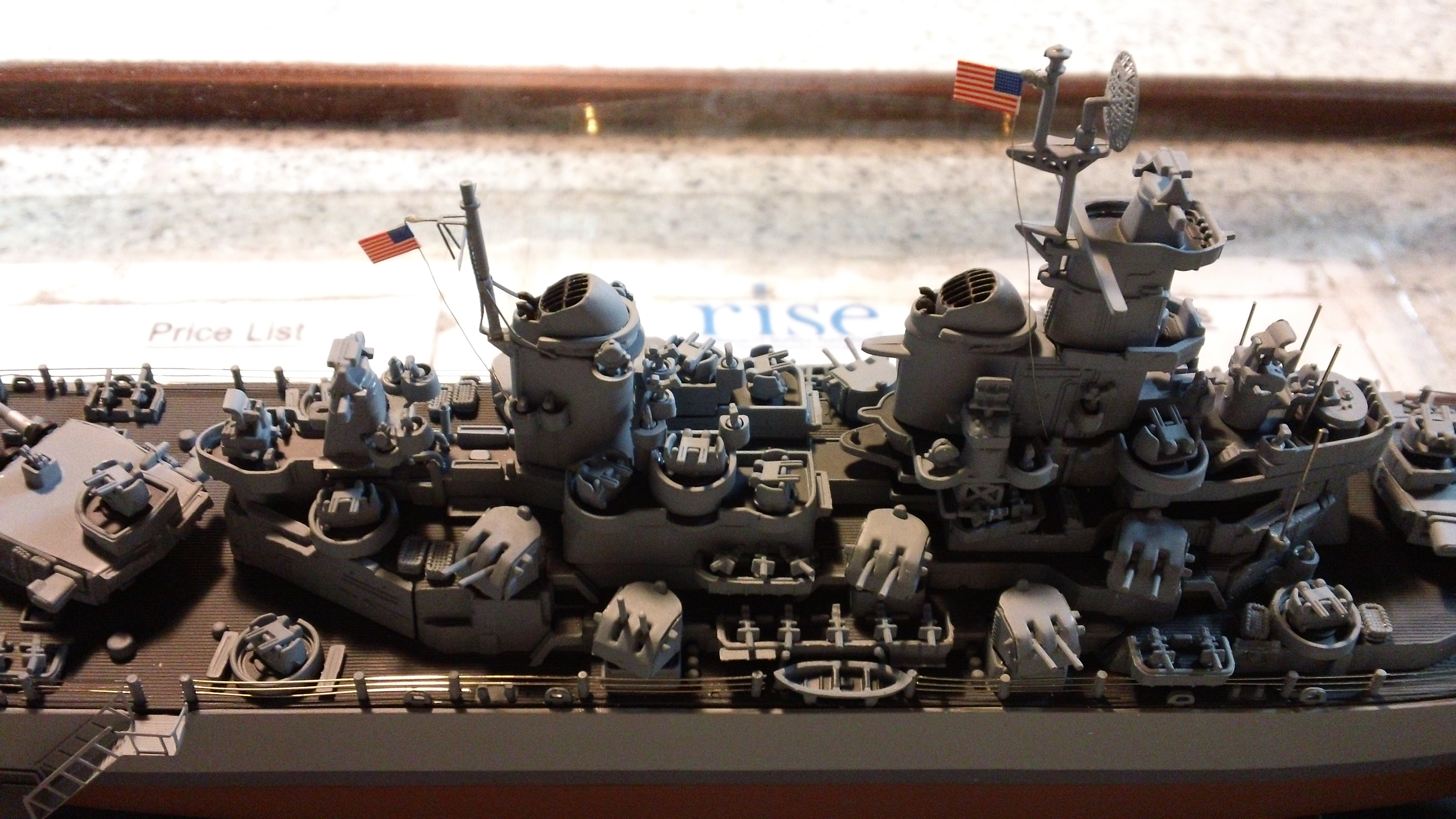 Collectible Franklin Mint USS Missouri (BB-63) with Display Case