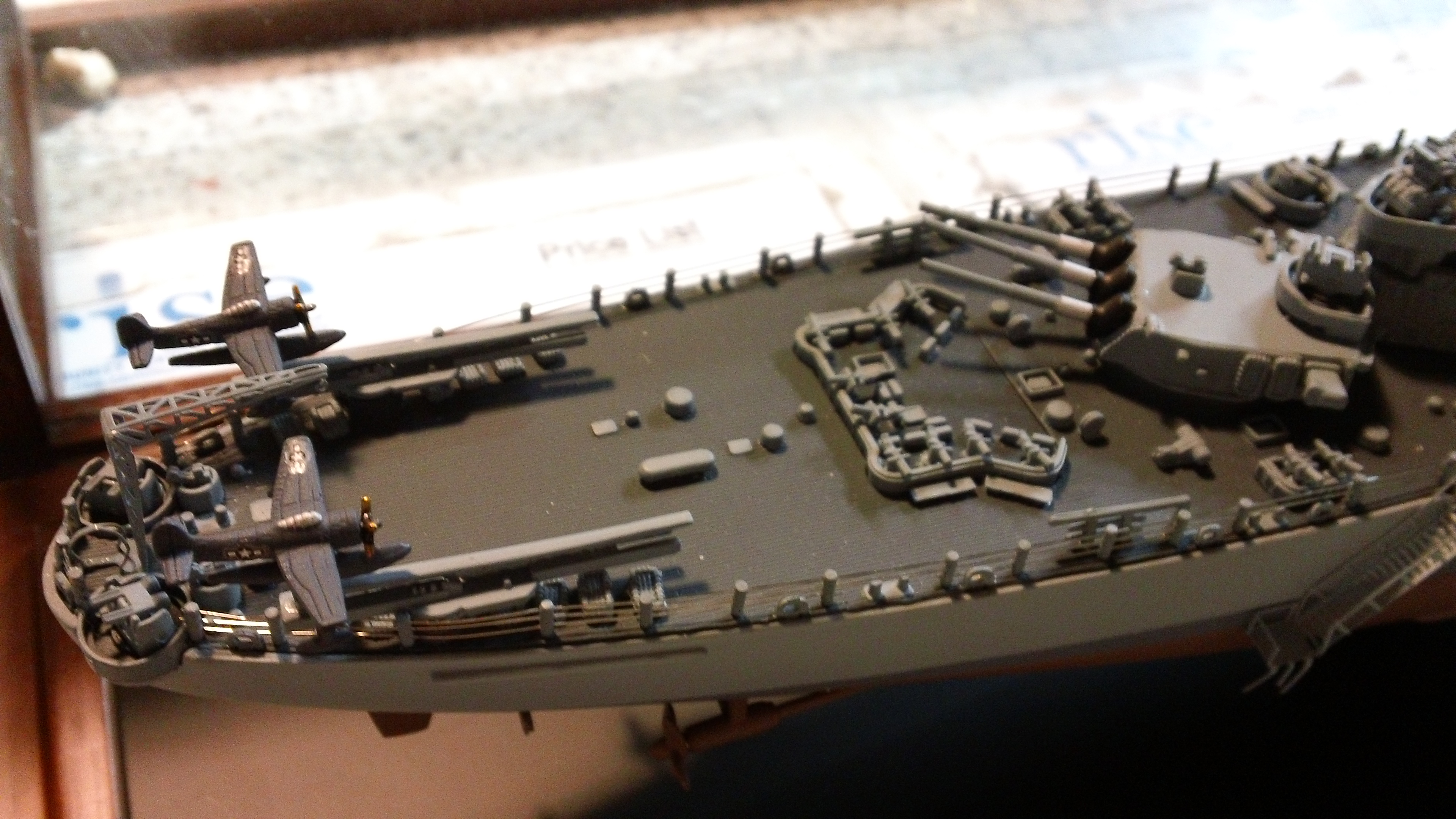 Collectible Franklin Mint USS Missouri (BB-63) with Display Case