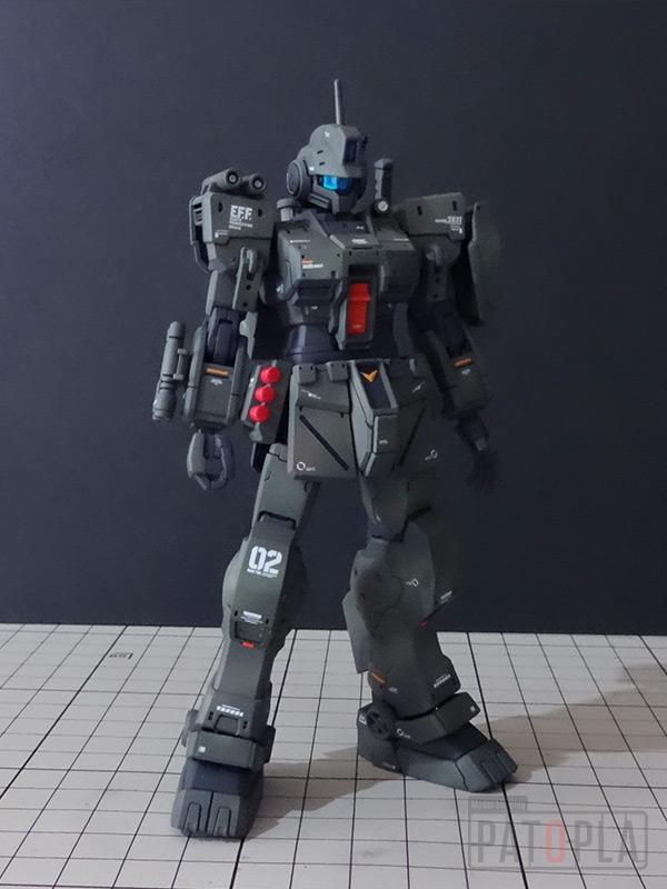 HG 1/144 ジム・スパルタン 改修・全塗装 製作 スパルタッ！ - ぱとぷら