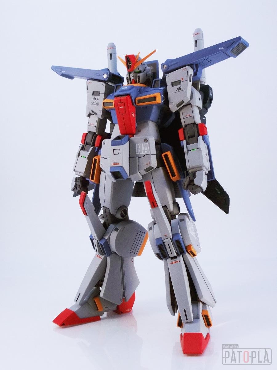 HGUC 1/144 ZZガンダム（Ver.pato_2.0_NA）改修・全塗装 製作完成