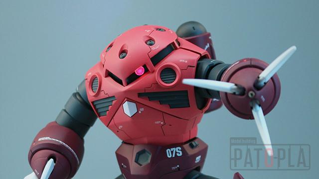 HGUC 1/144 MSM-07S ズゴック（シャア専用） 改修・全塗装製作 - ぱとぷら