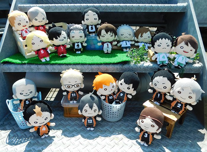 にとたん ハイキュー!!ボールチェーン付ぬいぐるみ』好評販売中