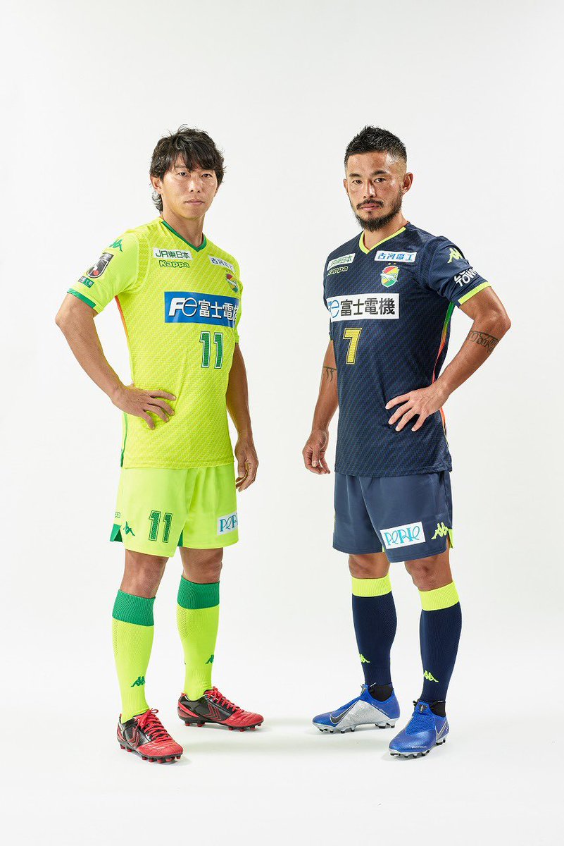 2019年 #ジェフ #ユニフォーム #イエローとネイビー #佐藤勇人と佐藤
