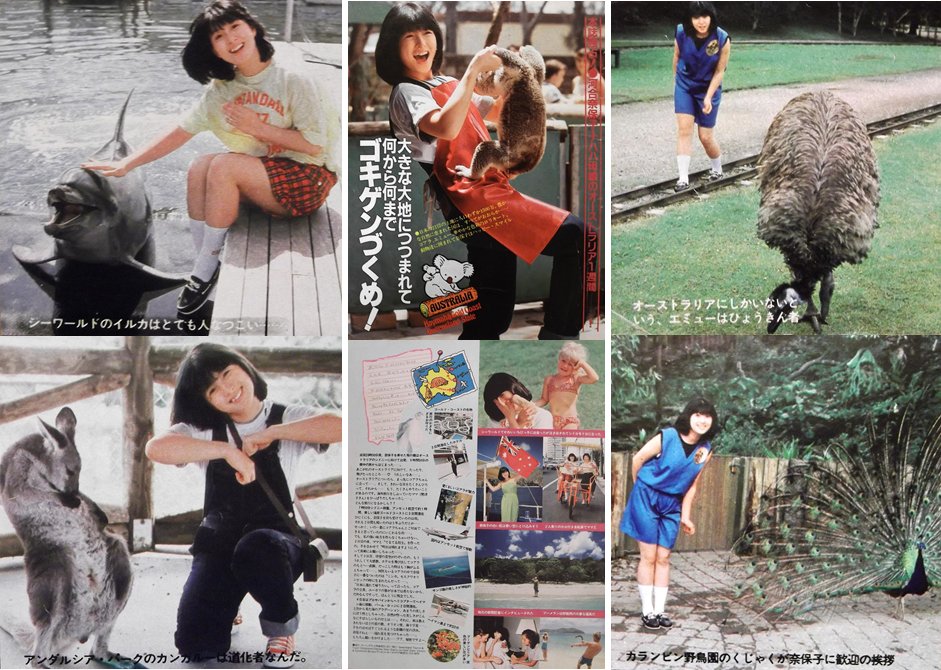 河合奈保子さん 写真集撮影で二度目のオーストラリア (84年1月25日~2月